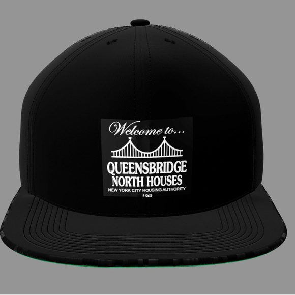 Welcome To Queens Bridge 🌉 Houses Embroidered Hat - Picture 1 of 2